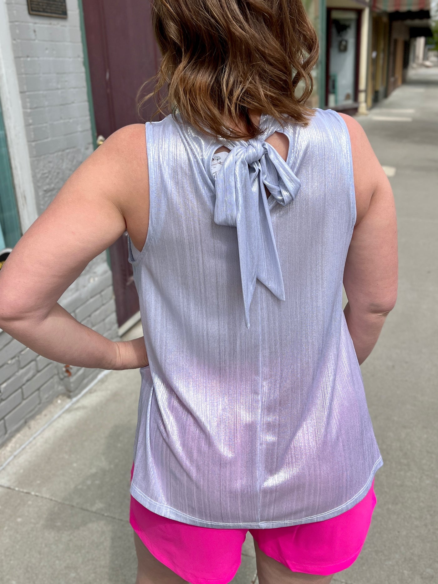 Sassy In Silver Top