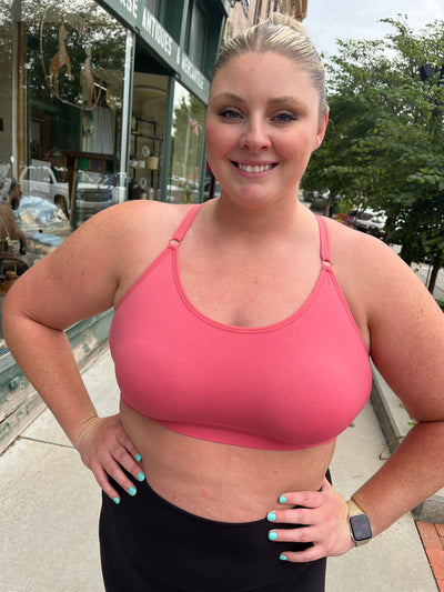 Cross Back Bralette - Curvy