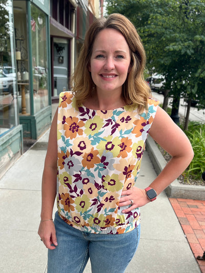 Falling Floral Tank