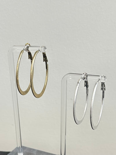 Flat Oval Hoops