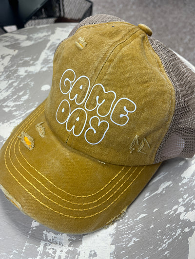 Cougars Ball Cap - Criss Cross Ponytail