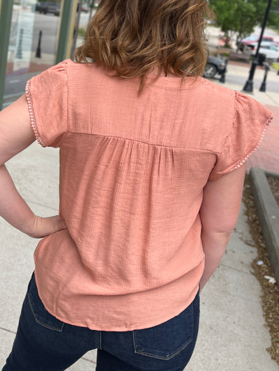 Petal Sleeve Blouse