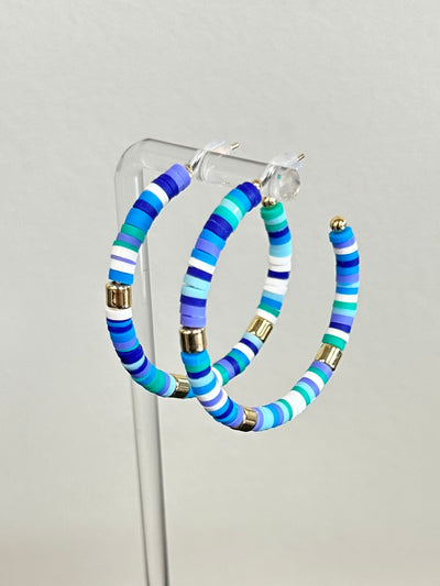 Flat Bead Hoops