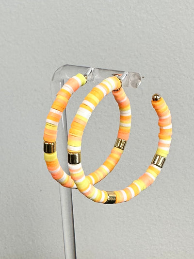 Flat Bead Hoops