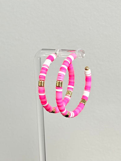 Flat Bead Hoops