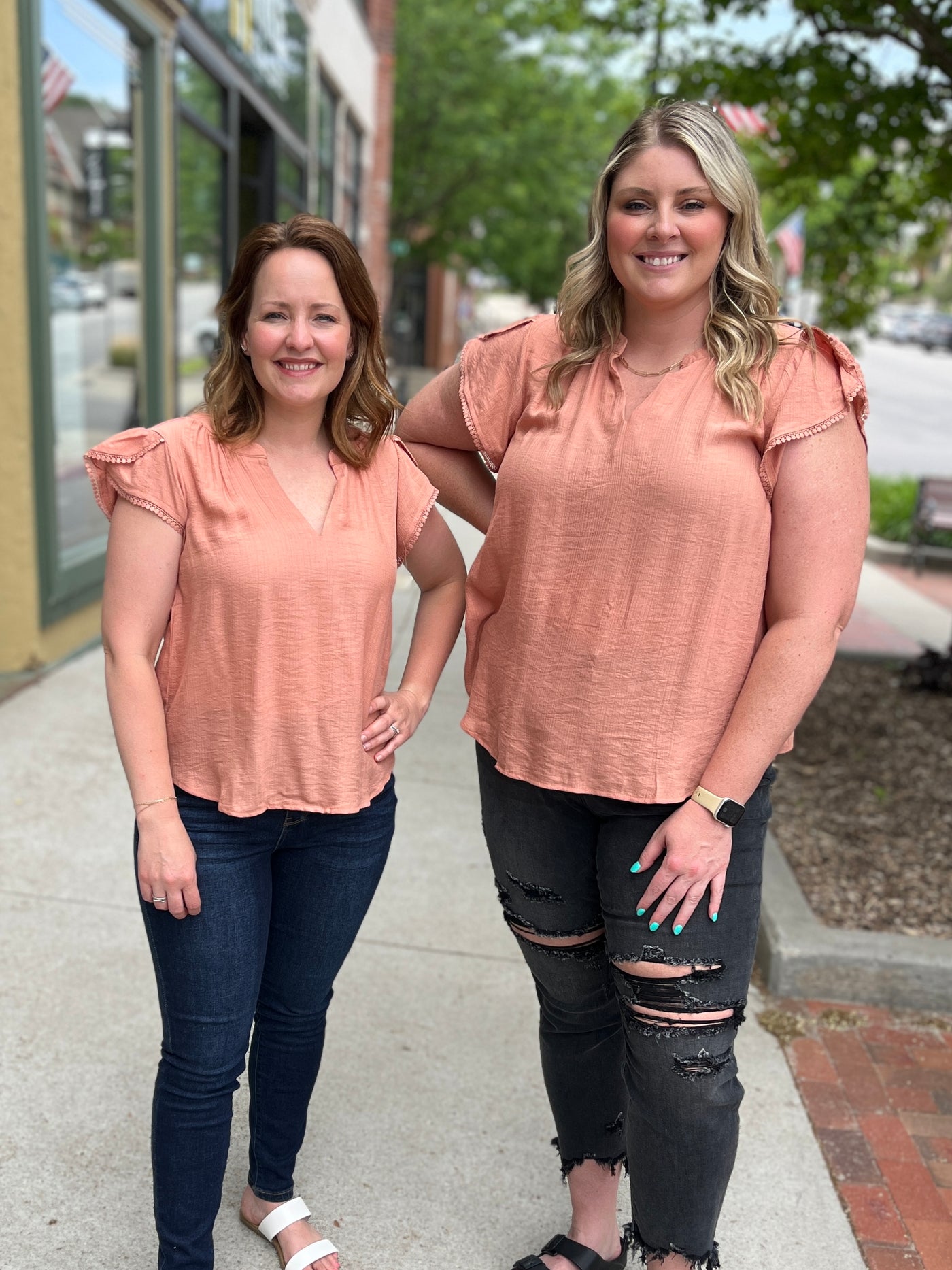 Petal Sleeve Blouse