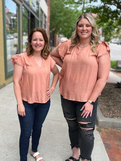Petal Sleeve Blouse