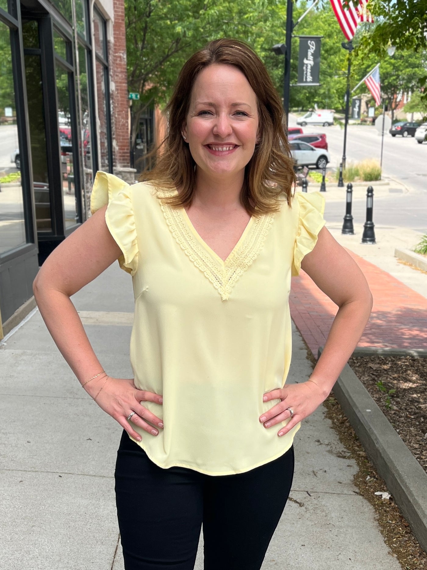 Lace Edge Blouse