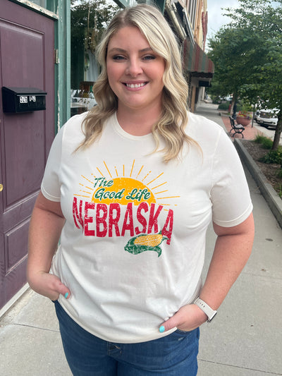Nebraska The Good Life Tee