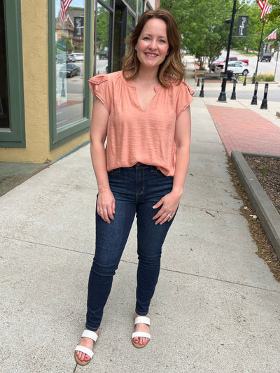 Petal Sleeve Blouse