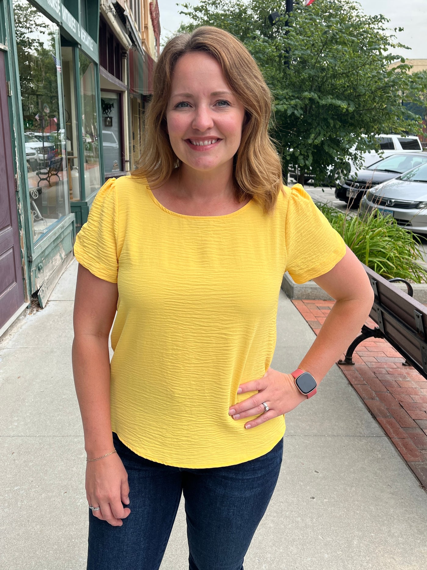 Tulip Sleeve Blouse