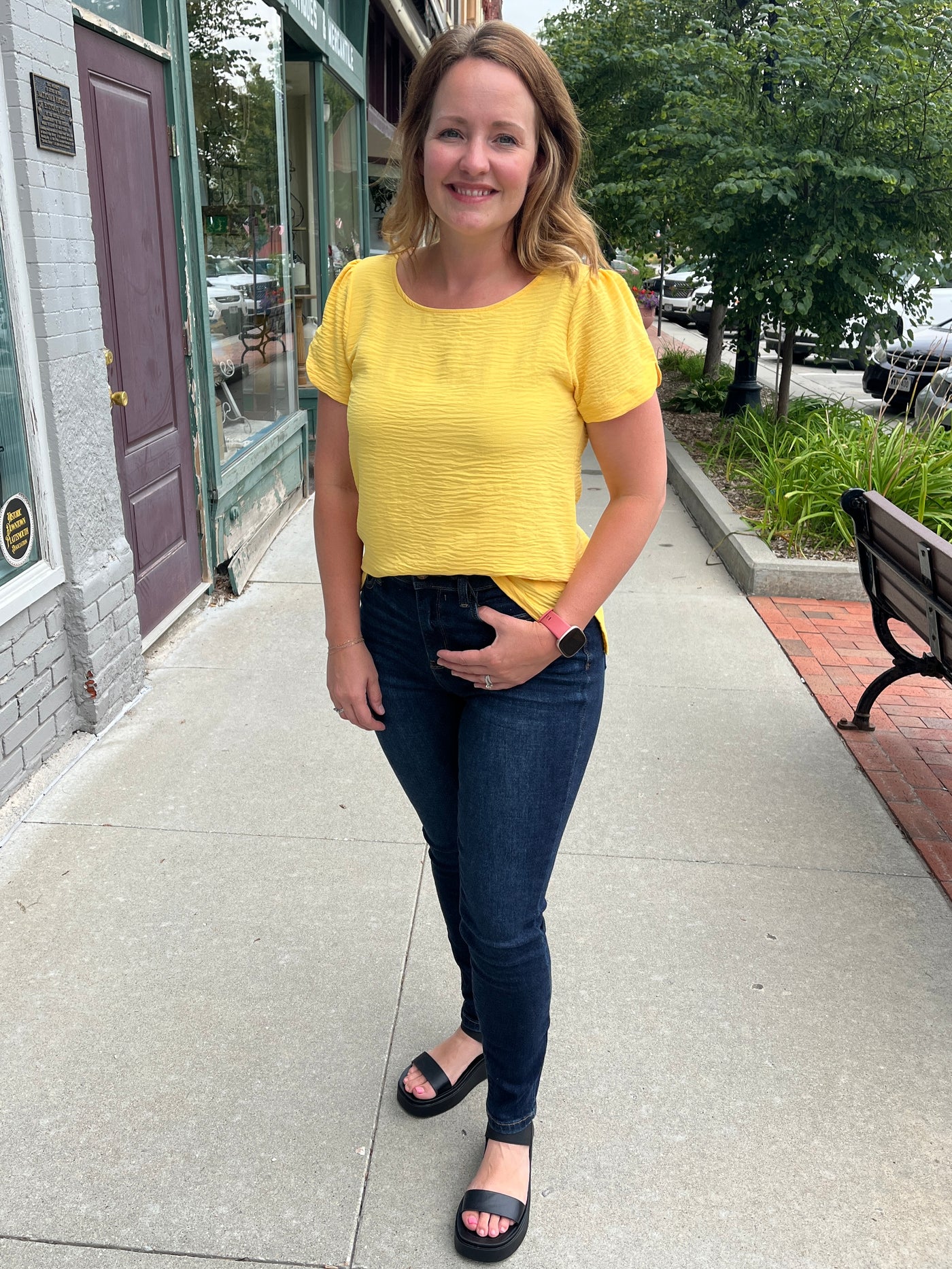 Tulip Sleeve Blouse