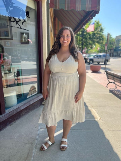 Linen Midi Dress