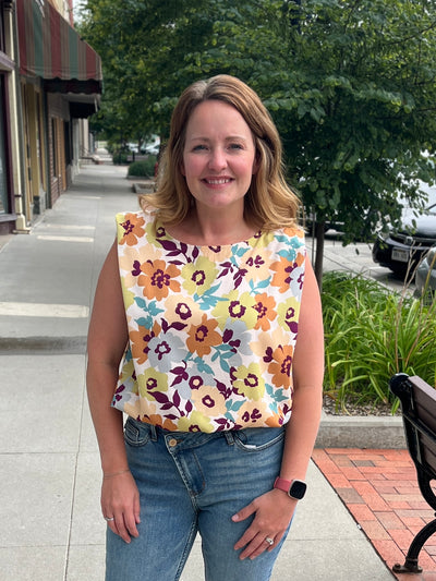 Falling Floral Tank