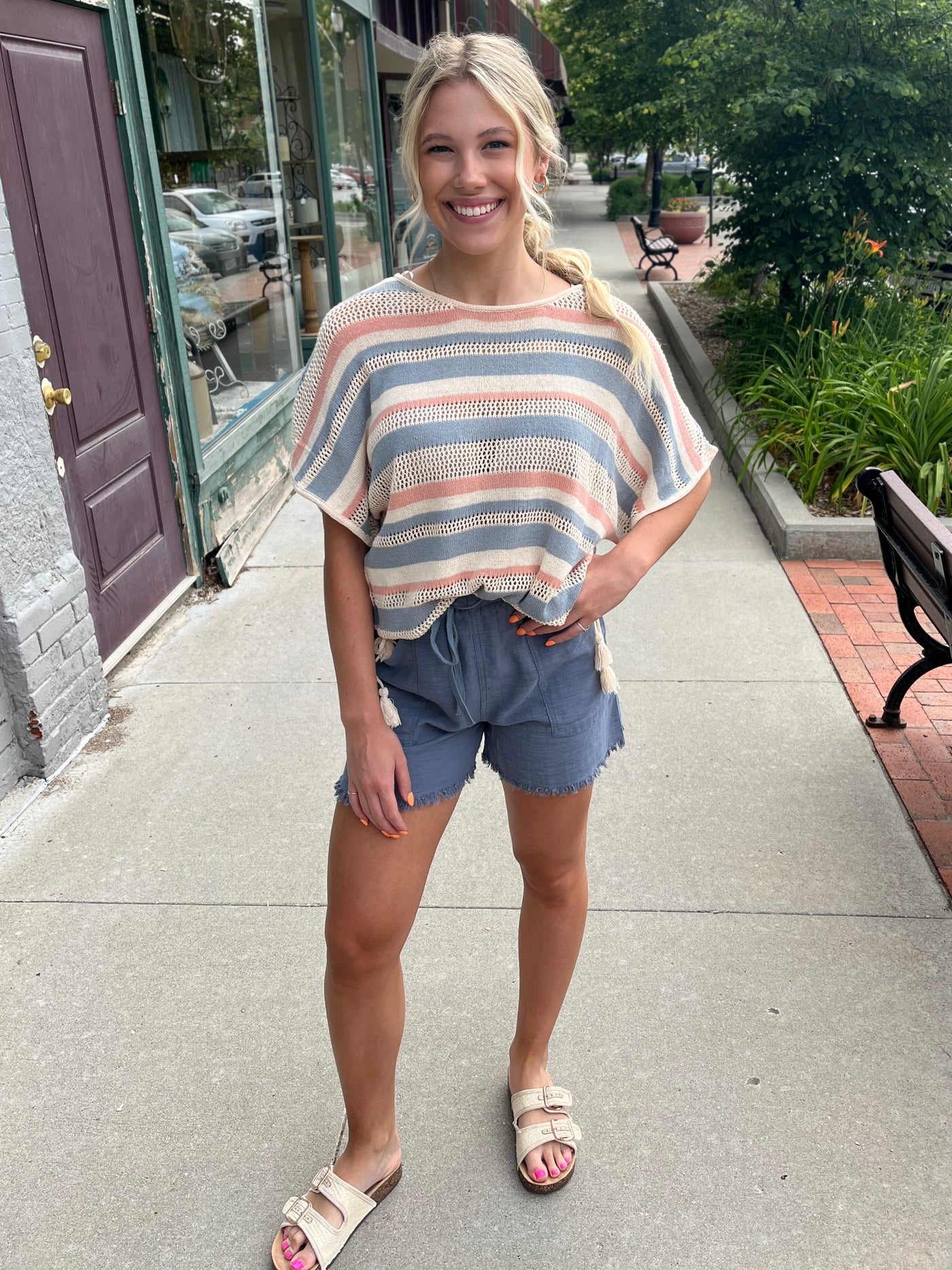 Summer Striped Sweater