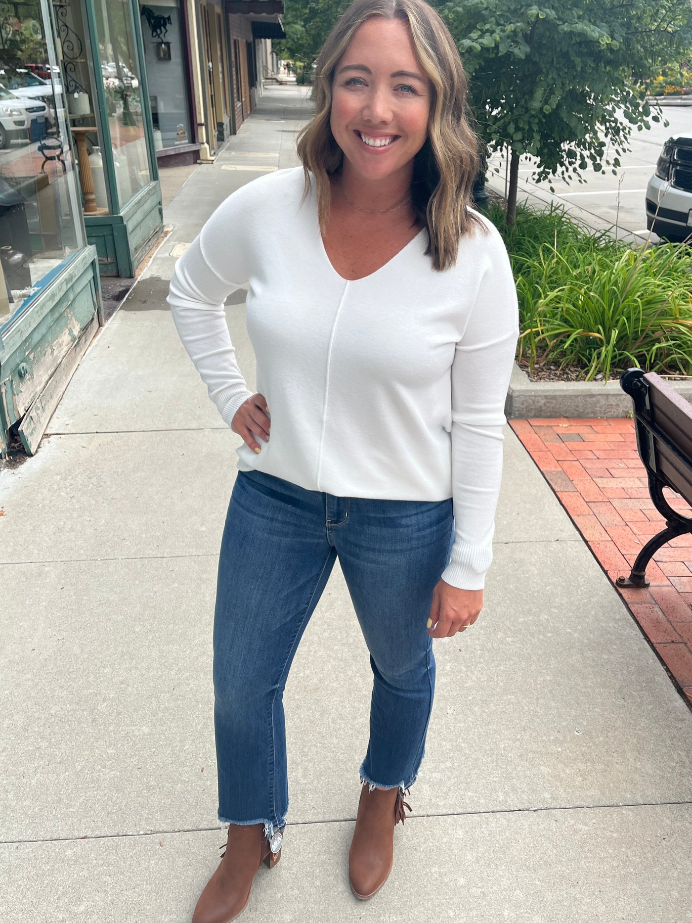 Center Seam Sweater