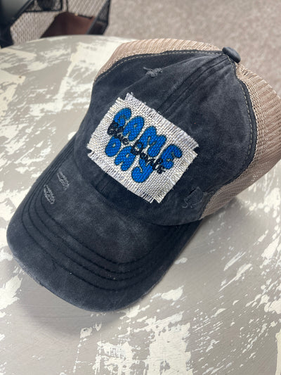 Blue Devils Ball Cap - Criss Cross Ponytail