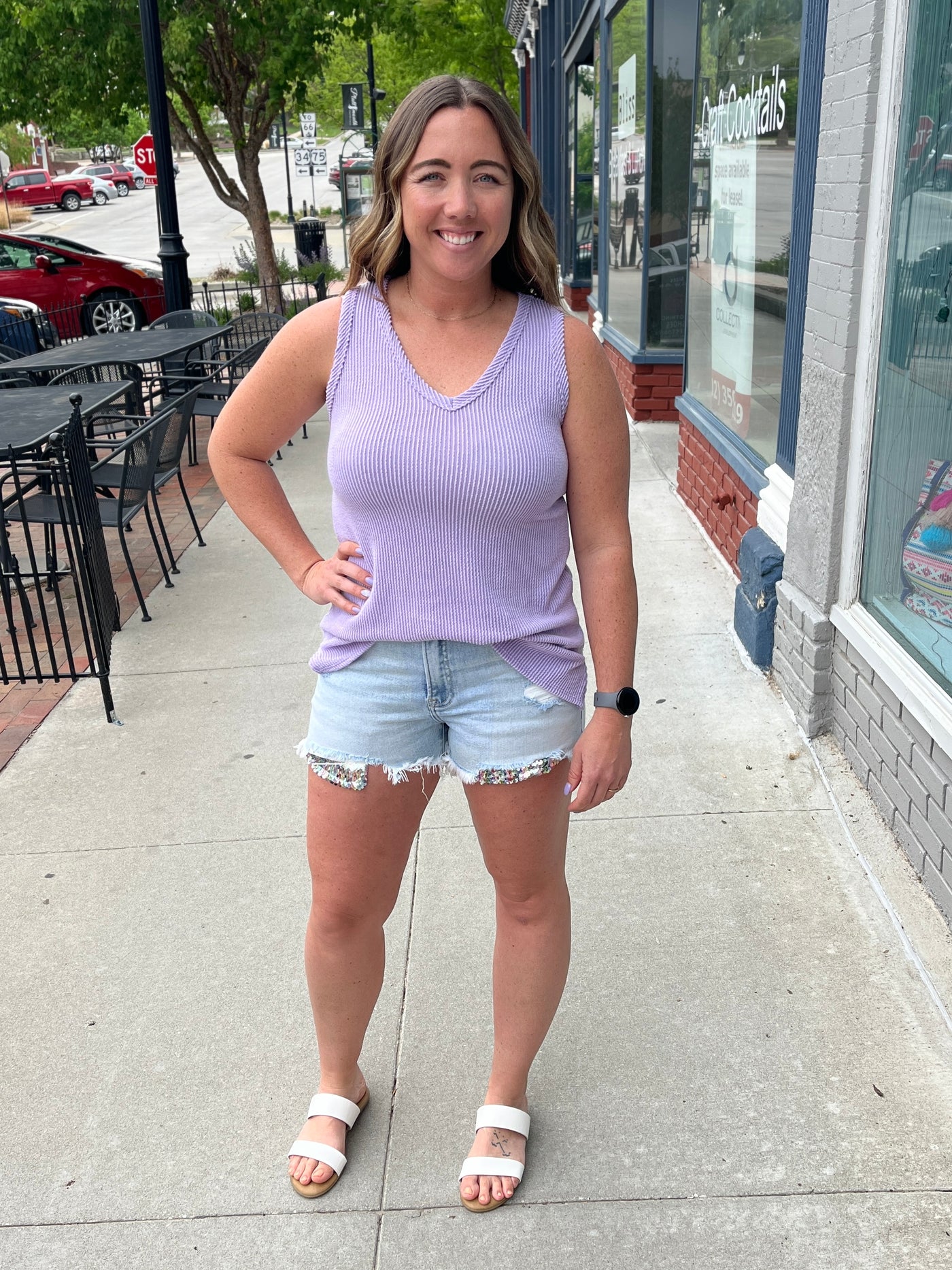 Kat Ribbed Tank