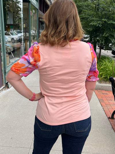 Watercolor Floral Blouse
