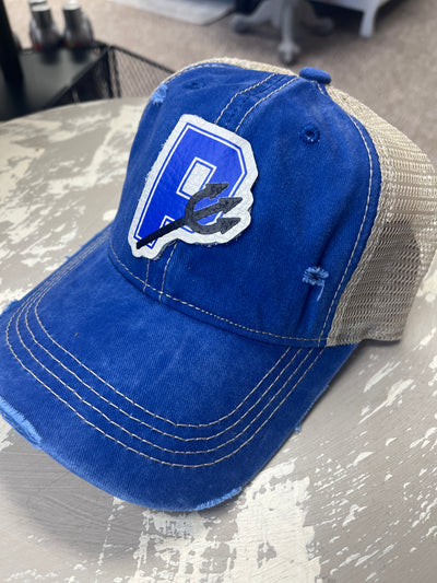 Blue Devils Ball Cap - Ponytail Style