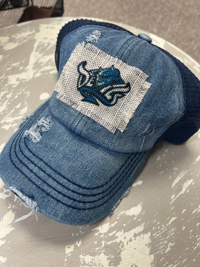 Blue Devils Ball Cap - Criss Cross Ponytail