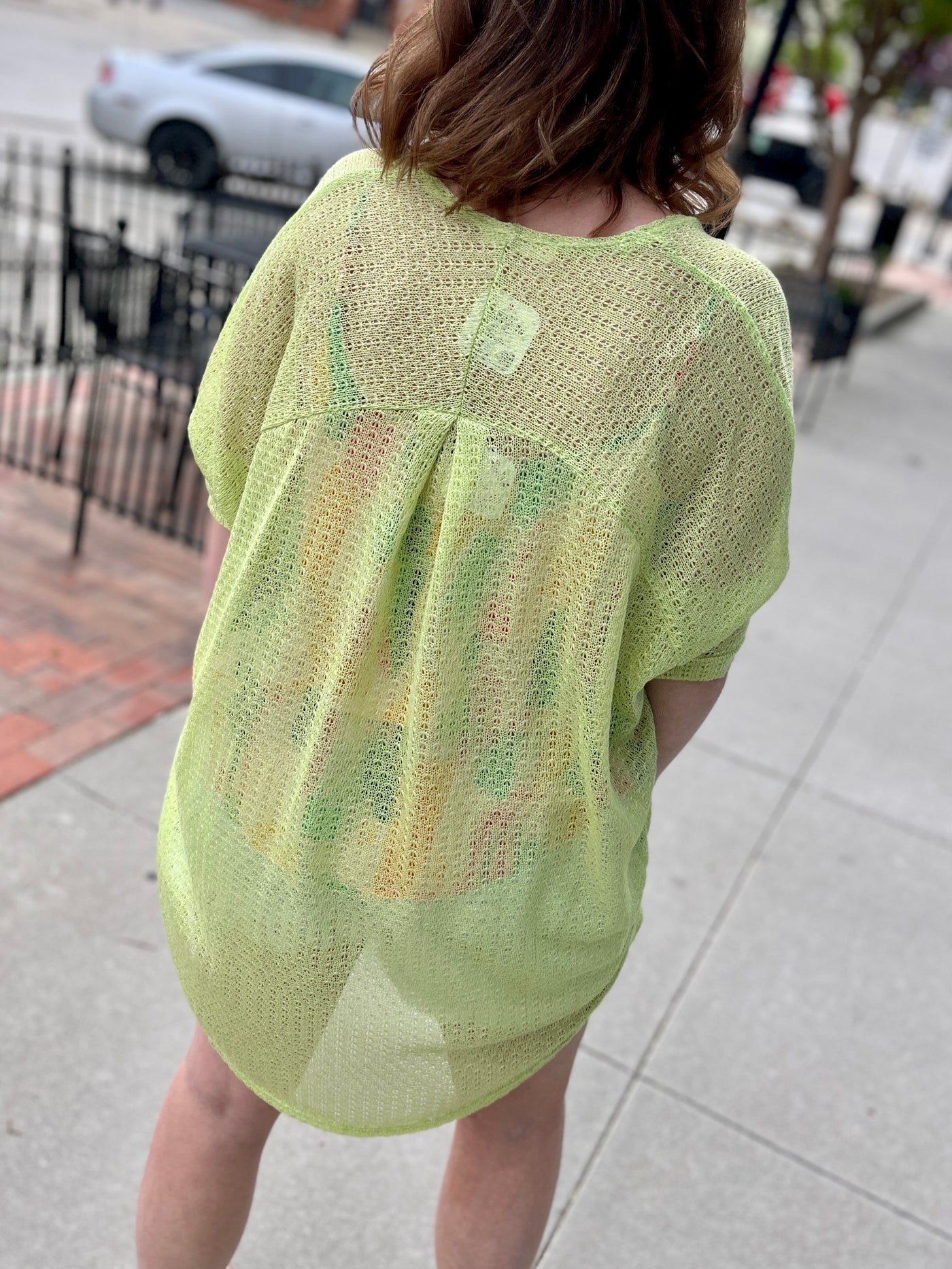 Lime Cardigan
