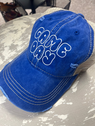 Blue Devils Ball Cap - Ponytail Style