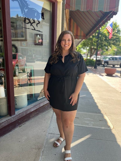 Button Front Shirt Dress