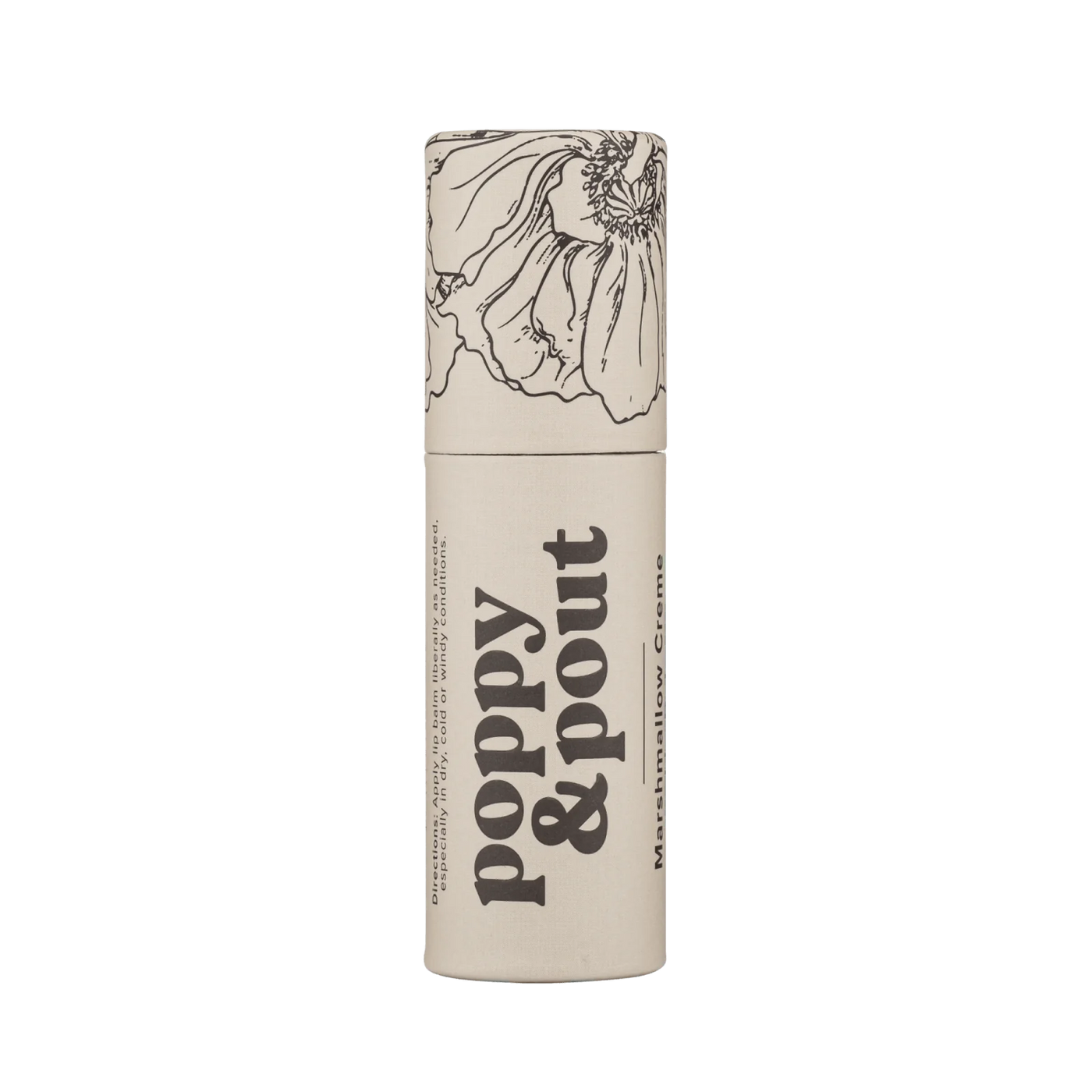 Poppy & Pout Lip Balm - Marshmallow Creme