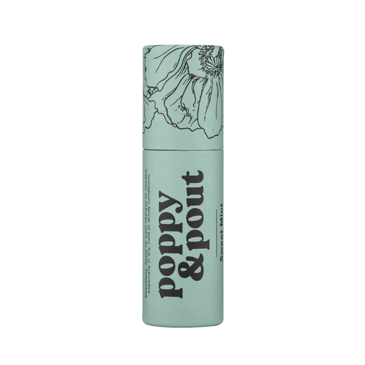 Poppy & Pout Lip Balm - Sweet Mint