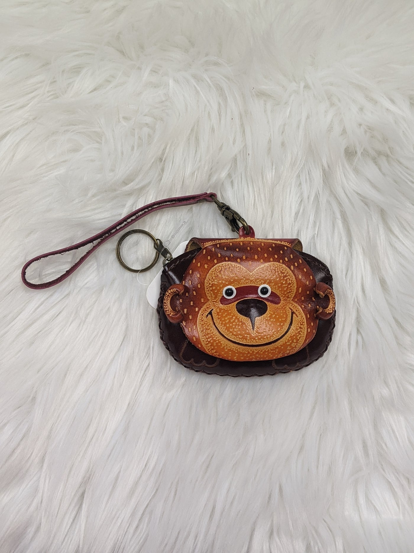 Monkey Coin Purse Wristlet