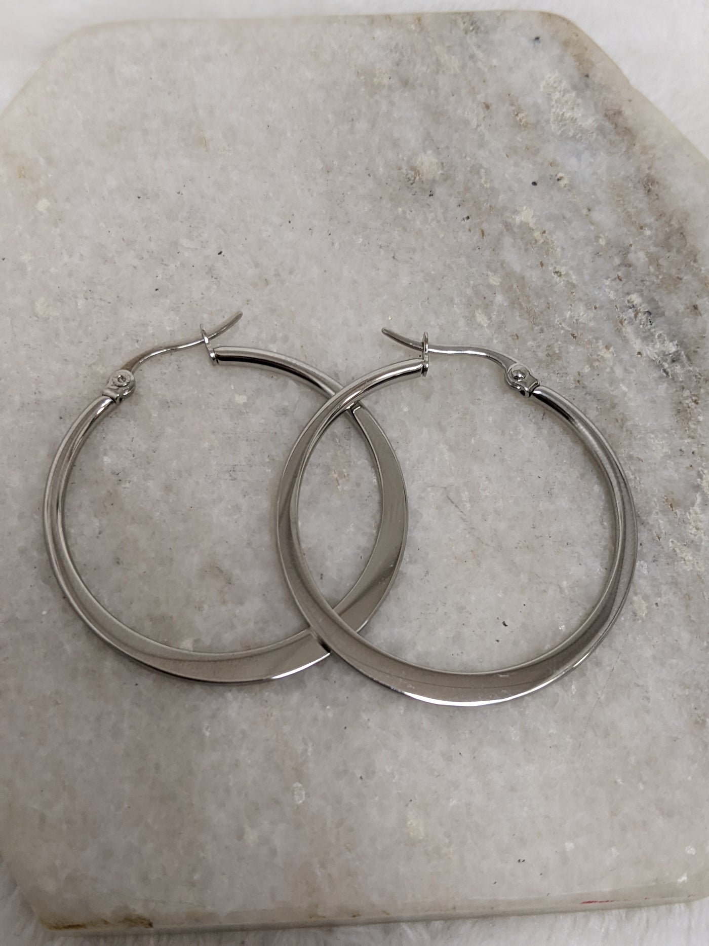 Flat Out Hoop Earrings