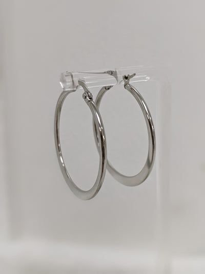 Flat Out Hoop Earrings