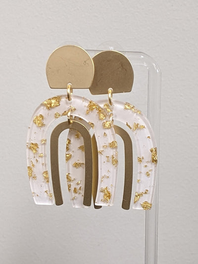 Fleck Arch Earrings
