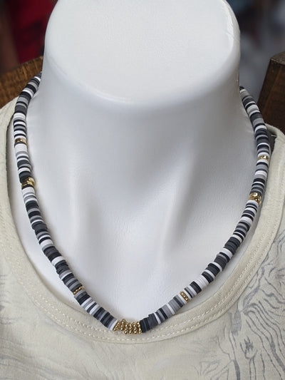 Flat Bead Necklace