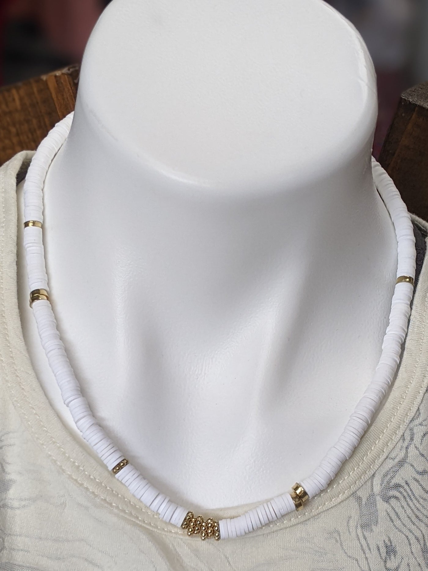 Flat Bead Necklace