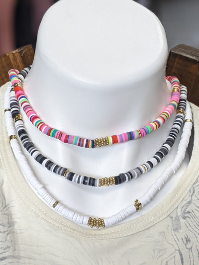 Flat Bead Necklace
