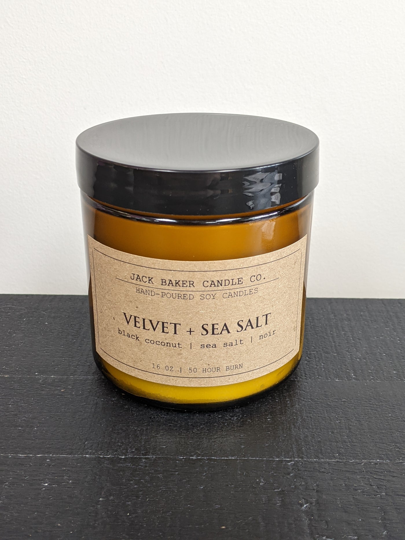 Jack Baker Candle Co. - Velvet + Sea Salt
