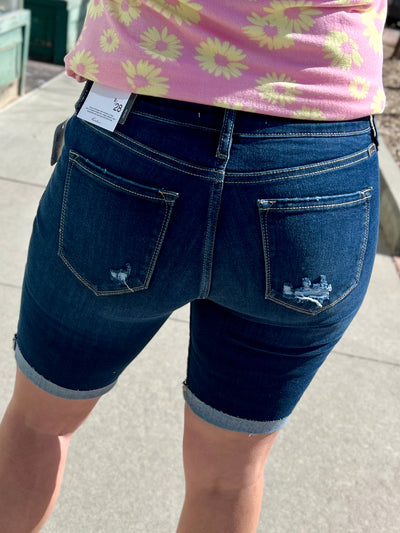 KanCan High Rise Bermuda Shorts