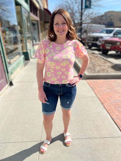 KanCan High Rise Bermuda Shorts
