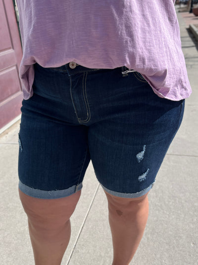 KanCan High Rise Bermuda Shorts