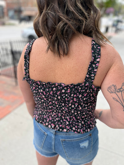 Smock Floral Tank