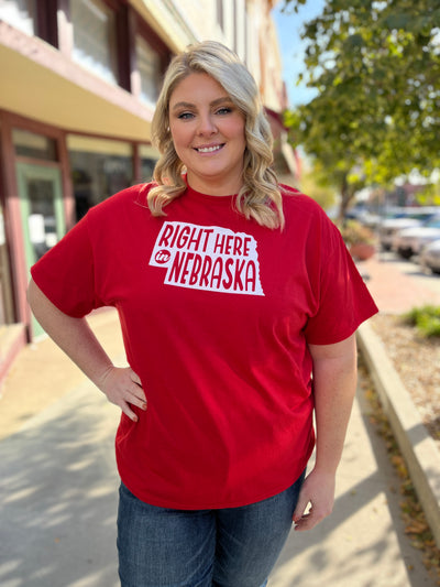 Right Here in Nebraska Tee