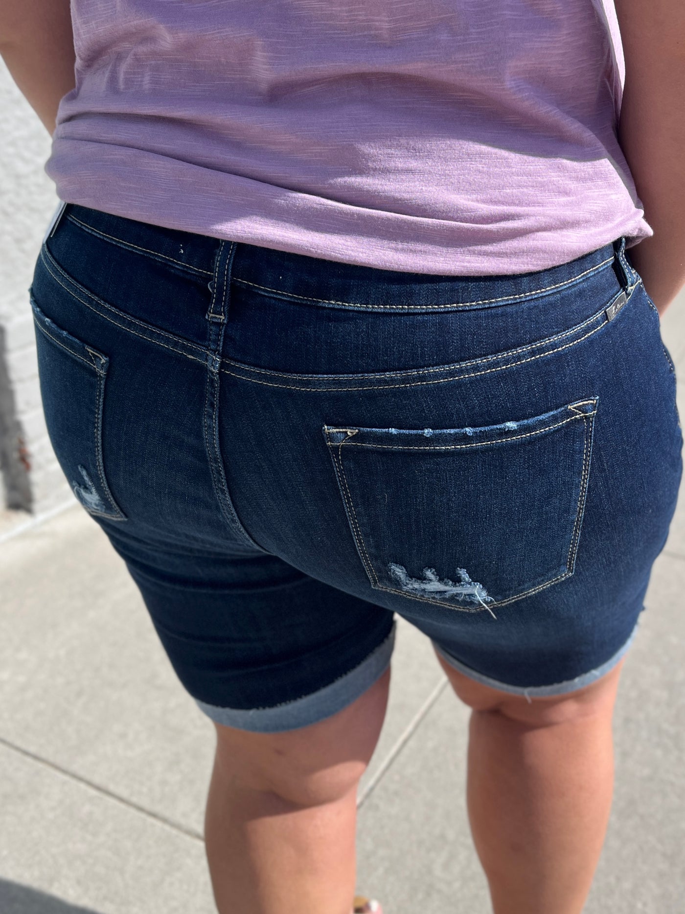 KanCan High Rise Bermuda Shorts