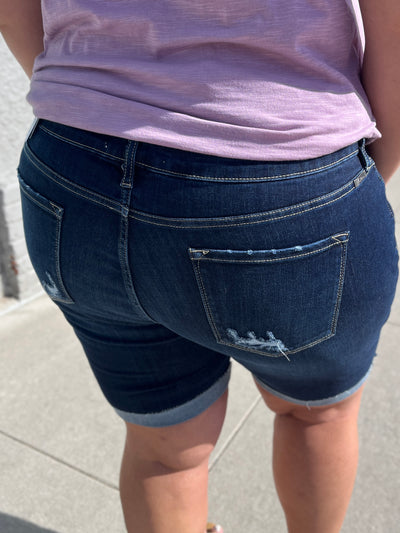 KanCan High Rise Bermuda Shorts
