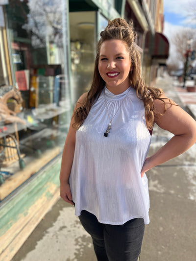 Sassy In Silver Top