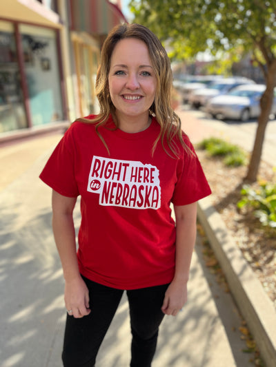 Right Here in Nebraska Tee