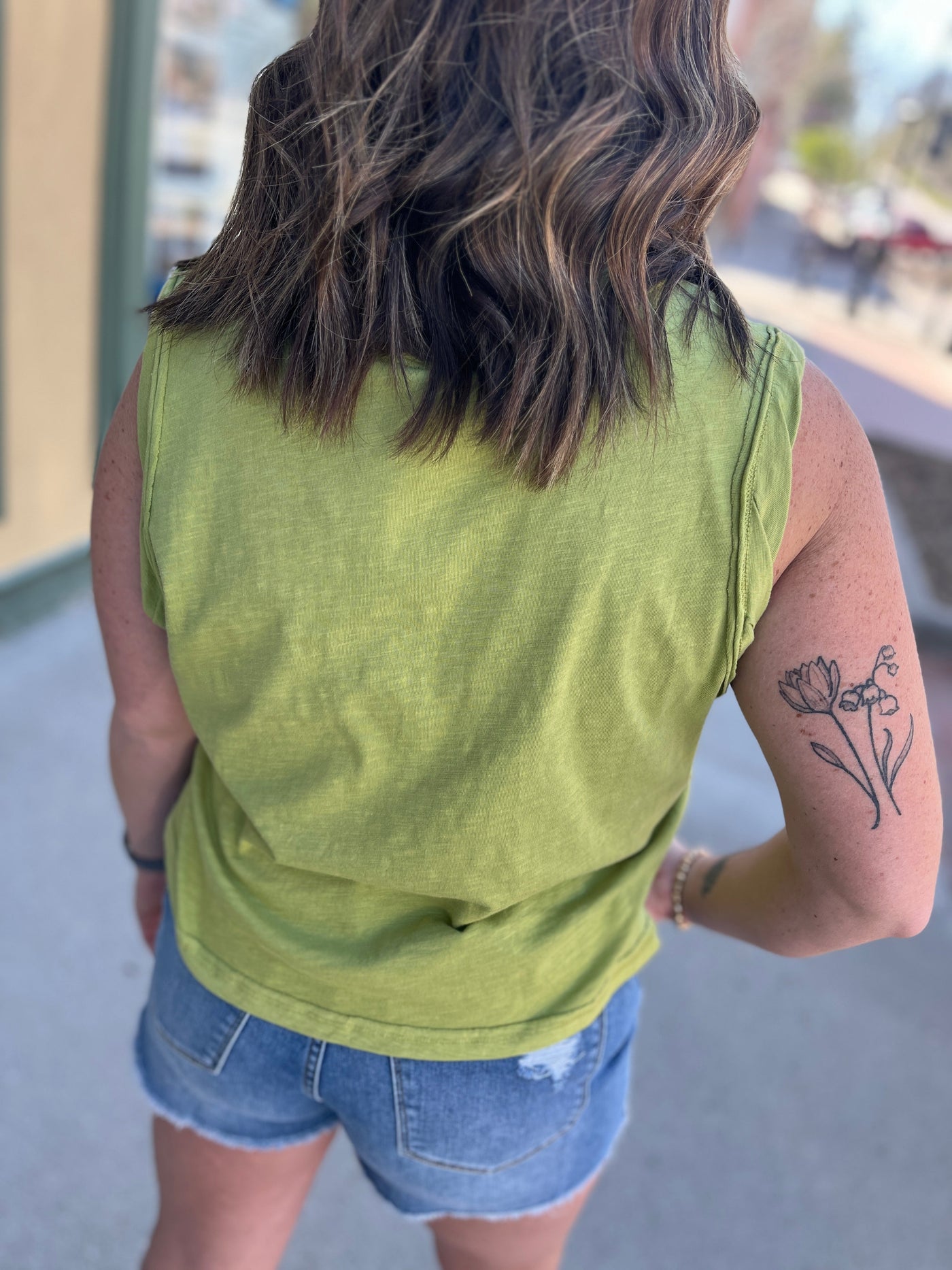 Boxy V-Neck Tank