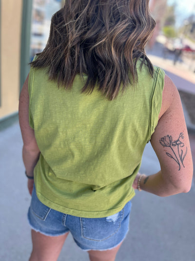 Boxy V-Neck Tank
