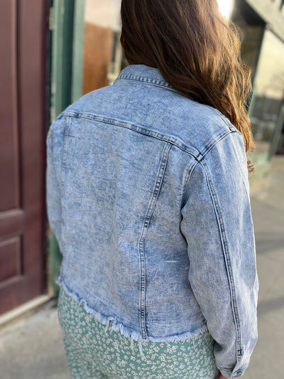 Risen Acid Wash Denim Jacket